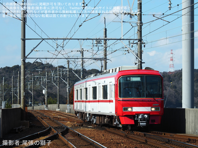 【名鉄】3100系3104F舞木検査場出場試運転