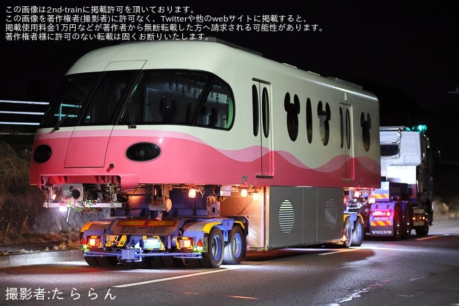 【舞浜リ】リゾートライナー (Type C)第102編成宗吾参道車両基地へ陸送