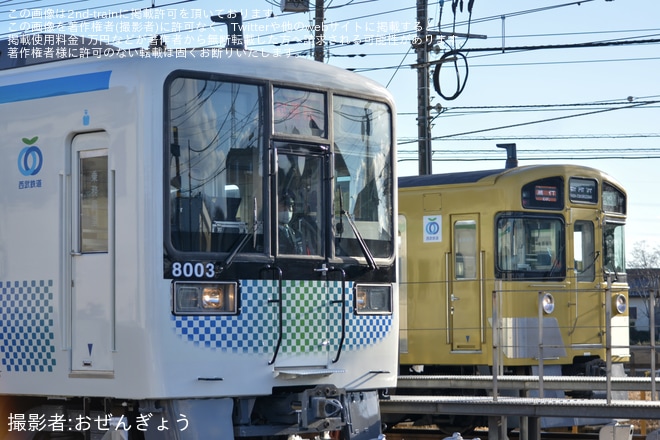 【西武】8000系8103Fが西武新宿線内で試運転