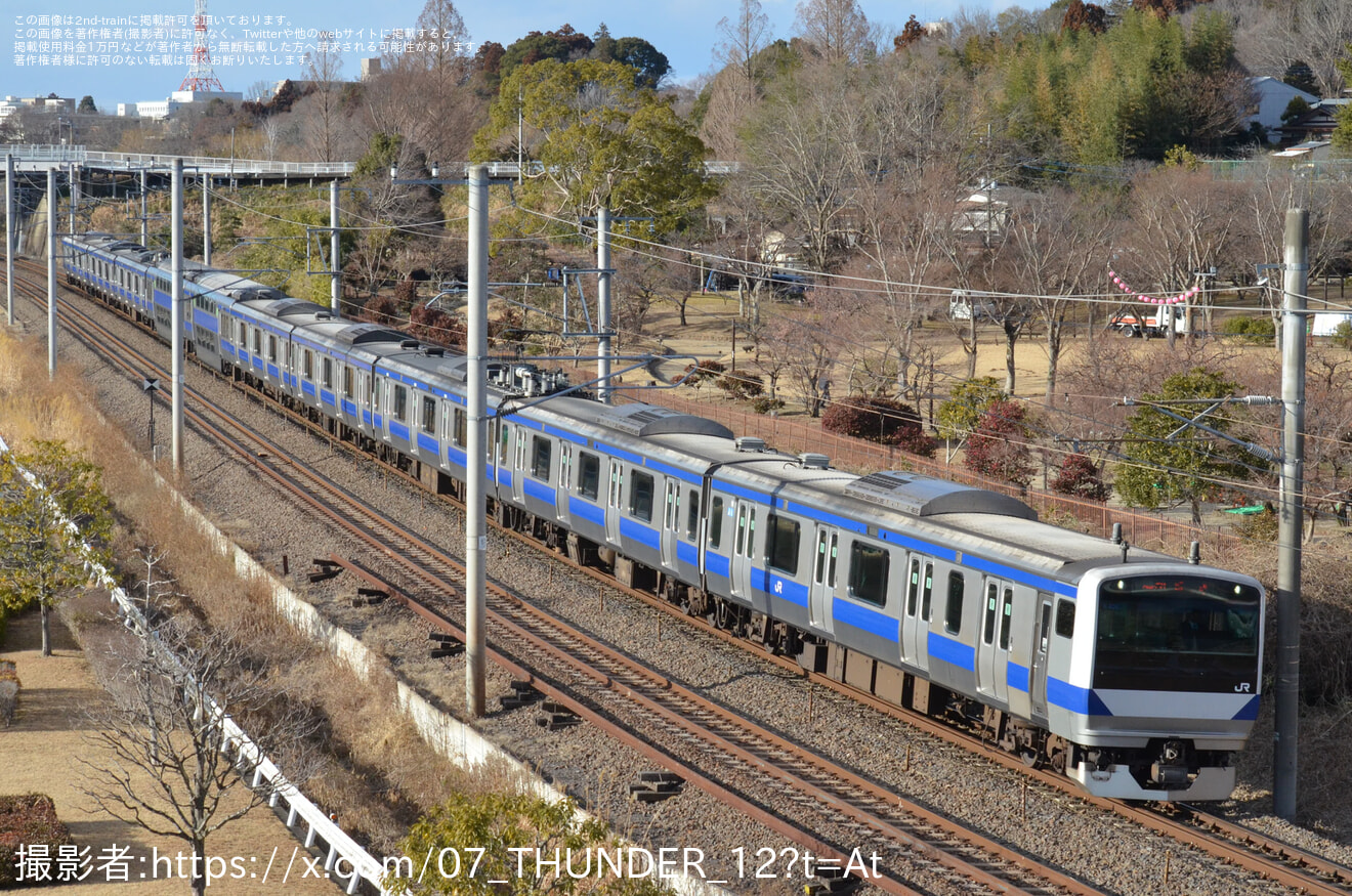 【JR東】E531系K406編成大宮総合車両センター東大宮センター出場回送の拡大写真