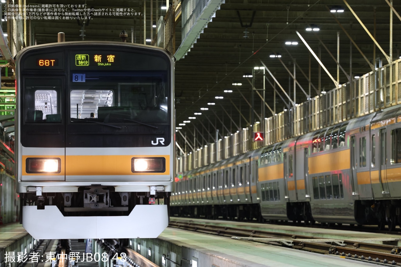 【JR東】豊田車両センター「209系1000番台撮影会」開催(2025年1月)の拡大写真