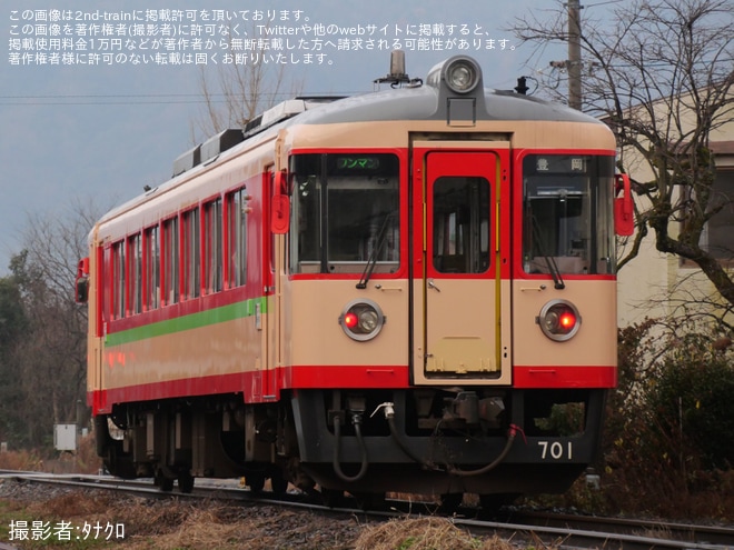 【京都丹後】「リバイバル列車『みやづ号』」ラッピング開始を不明で撮影した写真