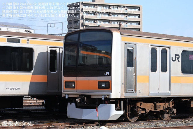 【JR東】E217系クラY-33編成が解体線へ、209系トタ82編成が廃車置き場へ