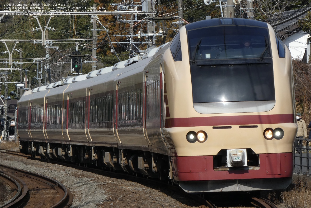 【JR東】臨時特急「常磐鎌倉号」を運行(2025年2月)の拡大写真