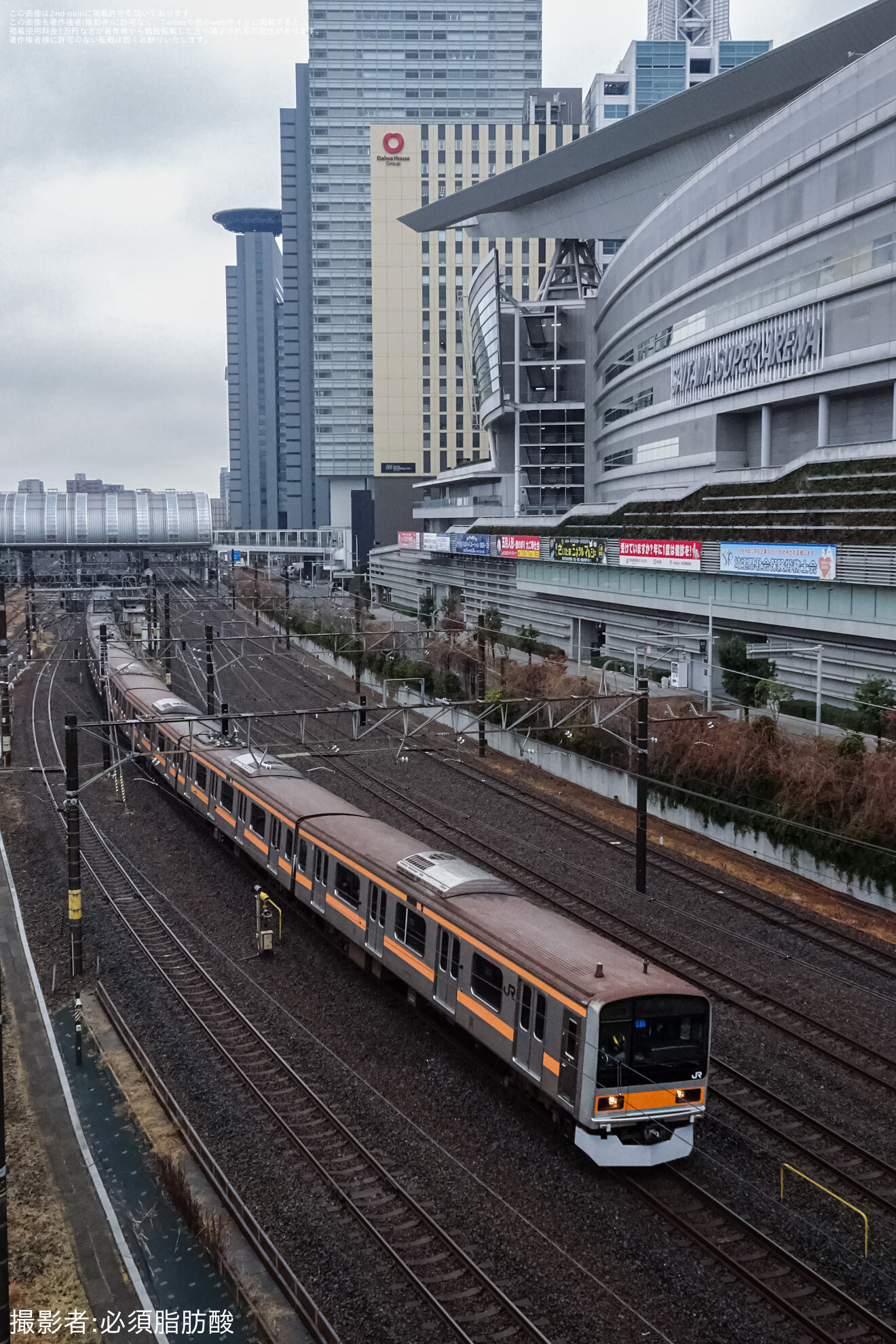 【JR東】209系トタ81編成大宮総合車両センター東大宮センターへ回送の拡大写真