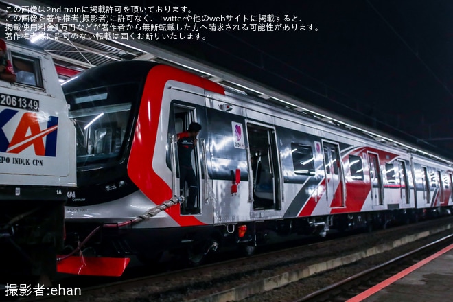 【KCI】CRRC(中国中車)製KCI向け新型車両SFC-120-V系電車の第一編成が輸送