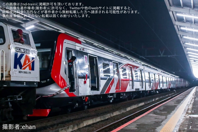 【KCI】CRRC(中国中車)製KCI向け新型車両SFC-120-V系電車の第一編成が輸送