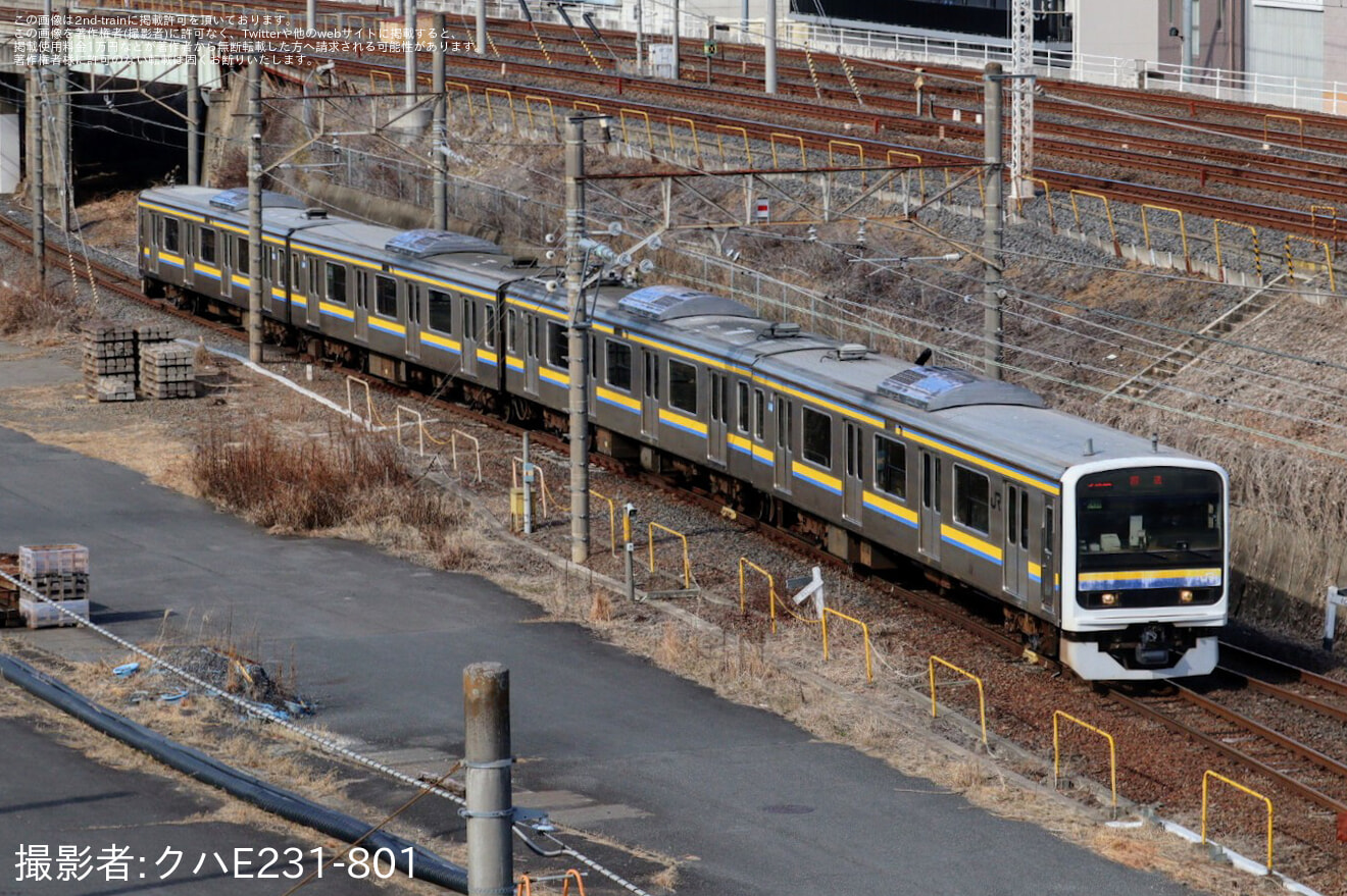 【JR東】209系C438編成大宮総合車両センター出場回送の拡大写真