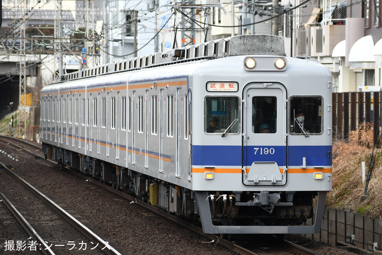 【南海】7100系7189F千代田工場出場試運転の拡大写真