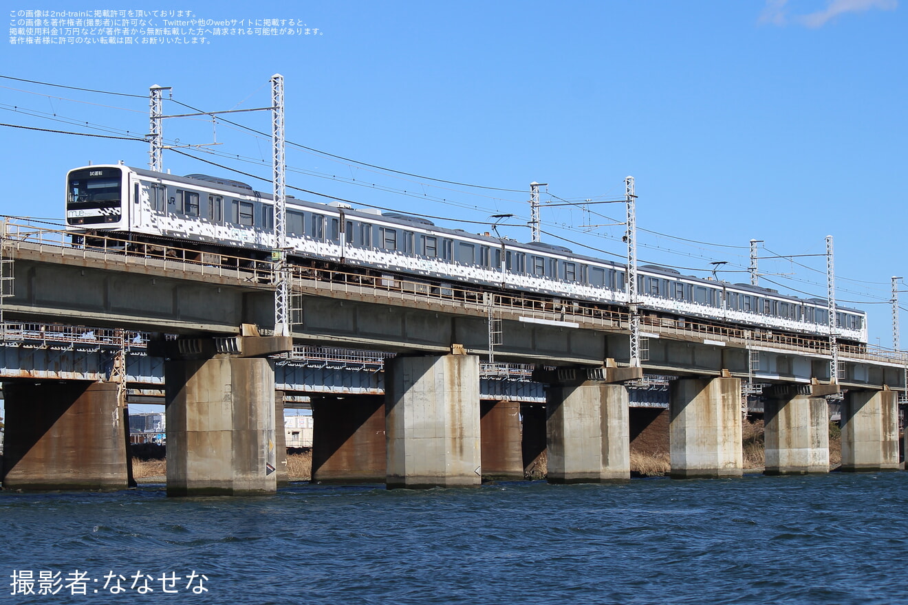 【JR東】209系「Mue-Train」東海道線試運転の拡大写真