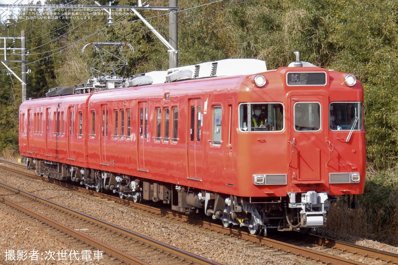 【名鉄】6000系6037F 舞木検査場出場試運転の拡大写真