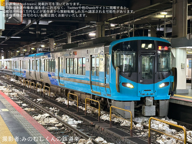 【IR】521系IR23編成がIRいしかわ鉄道色になりJR色(青色)のIR車消滅