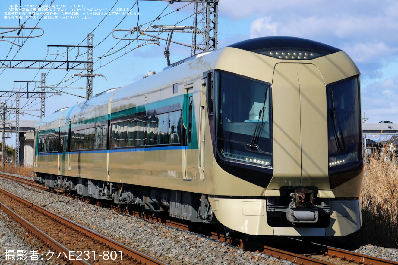 【東武】500系507F南栗橋工場出場試運転の拡大写真