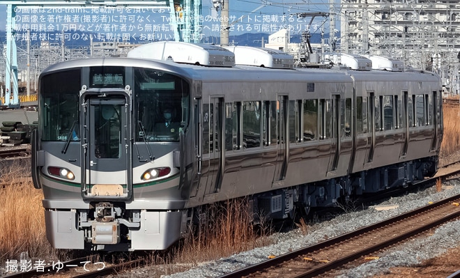 【JR西】227系SR08編成吹田総合車両所本所出場試運転