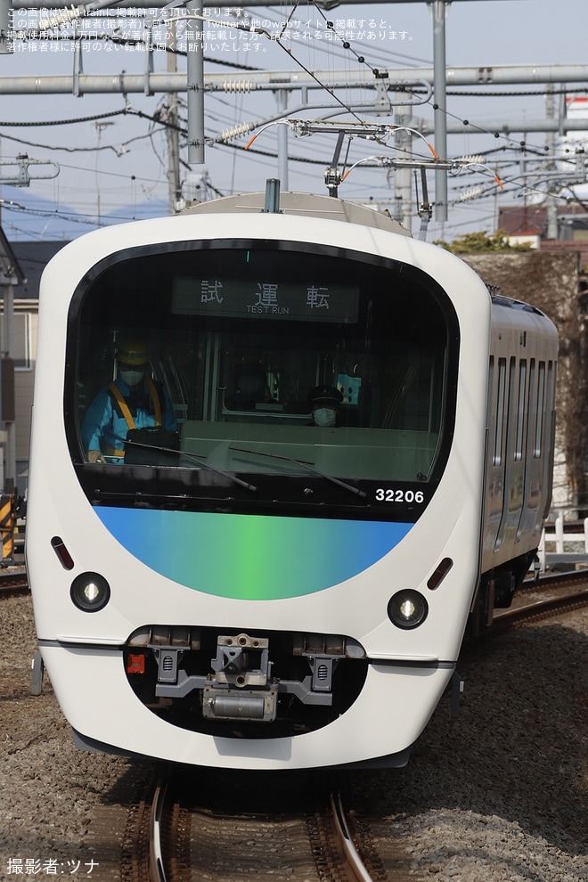 【西武】30000系32106F武蔵丘車両検修場出場試運転(202502)