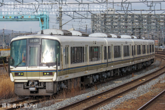 【JR西】221系NA415編成吹田総合車両所本所出場試運転