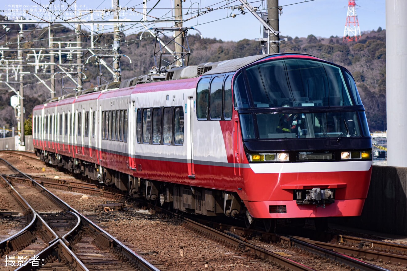 【名鉄】1200系1113F舞木検査場が修理を終えて出場試運転 の拡大写真