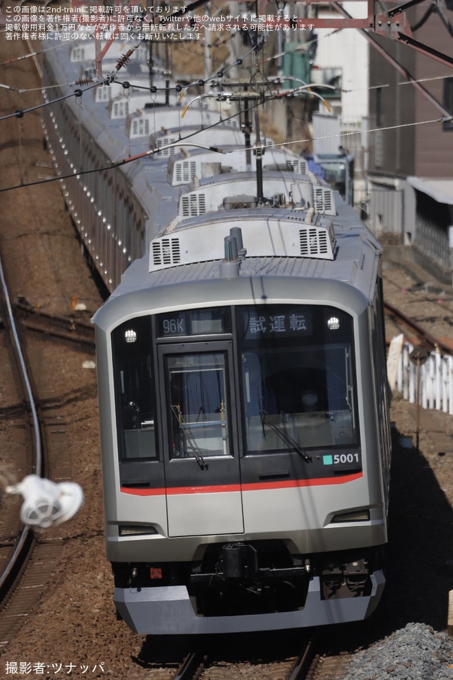 【東急】5000系5101F長津田車両工場出場試運転(202502)