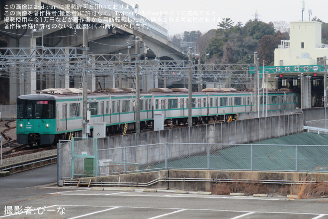 【神戸市交】谷上車庫性能確認に伴う試運転