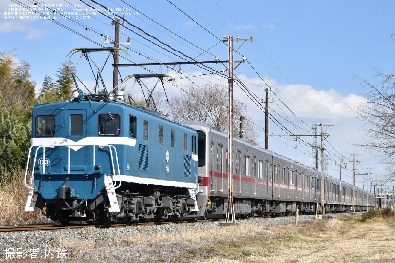 【東武】30000系31601F+31401F南栗橋工場出場回送の拡大写真