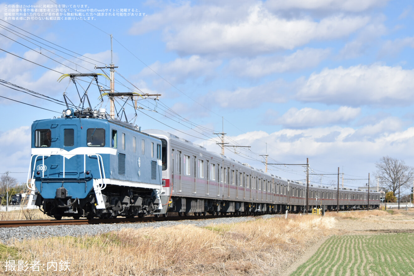 【東武】30000系31601F+31401F南栗橋工場出場回送の拡大写真