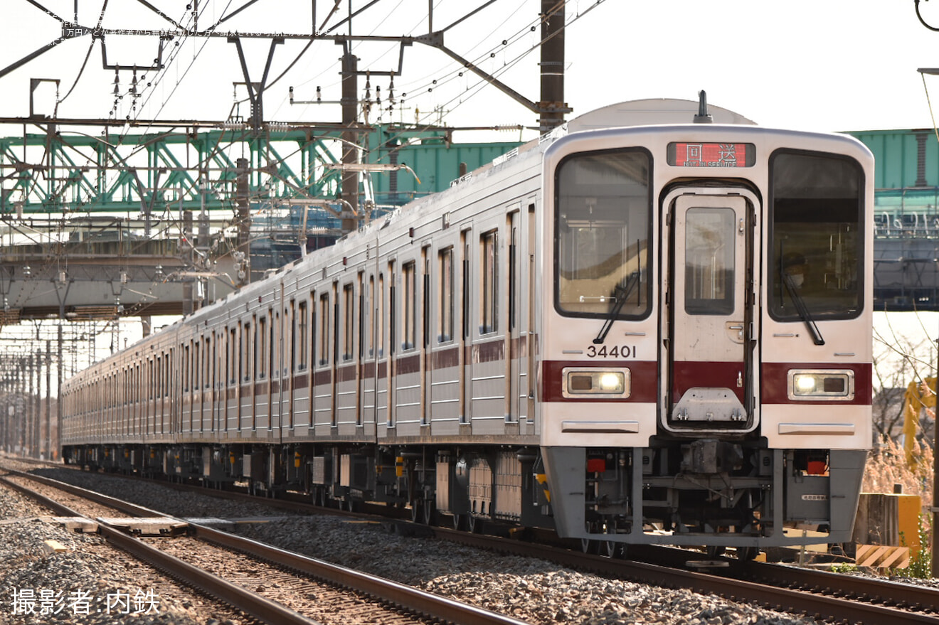 【東武】30000系31601F+31401F南栗橋工場出場回送の拡大写真