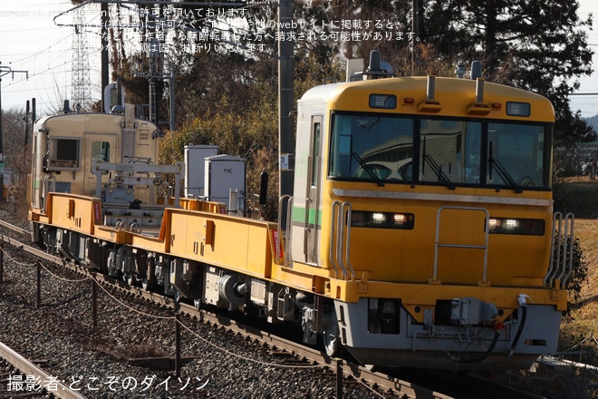 【JR東】キヤE195系ST-5編成郡山総合車両センター出場回送を不明で撮影した写真