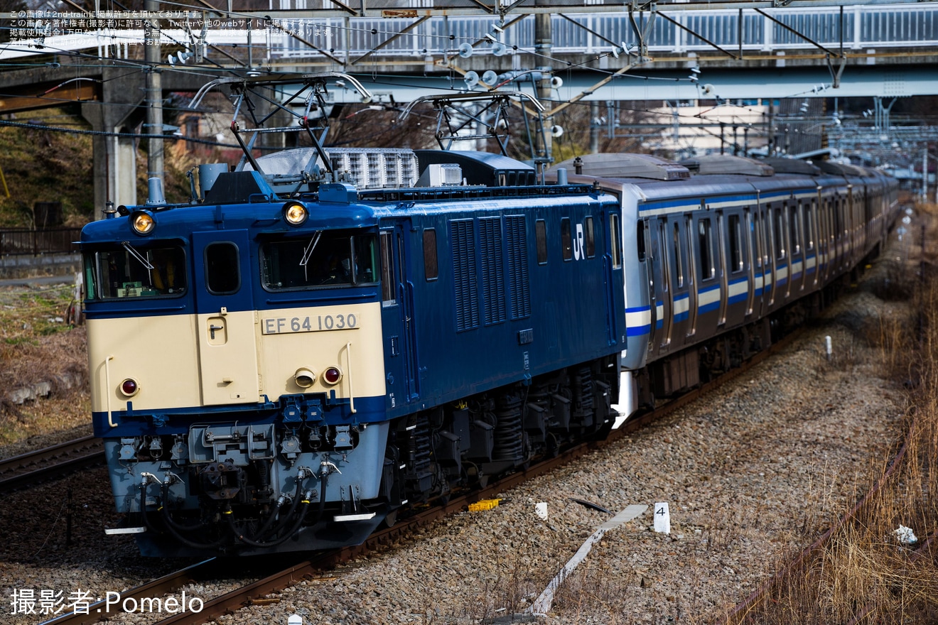 【JR東】E217系Y-37編成長野総合車両センターへ配給輸送の拡大写真