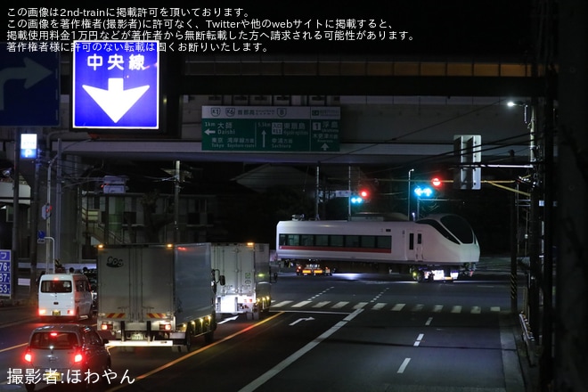 【JR東】E657系K11編成先頭車(クハE657-11)J-TREC横浜事業所出場陸送