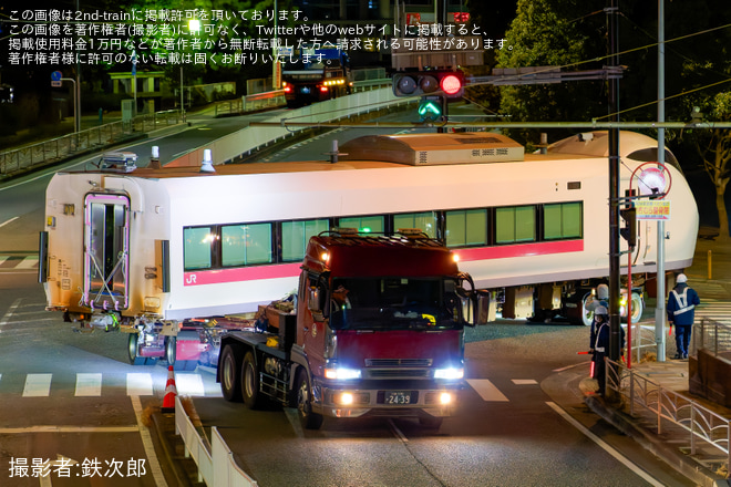 【JR東】E657系K11編成先頭車(クハE657-11)J-TREC横浜事業所出場陸送