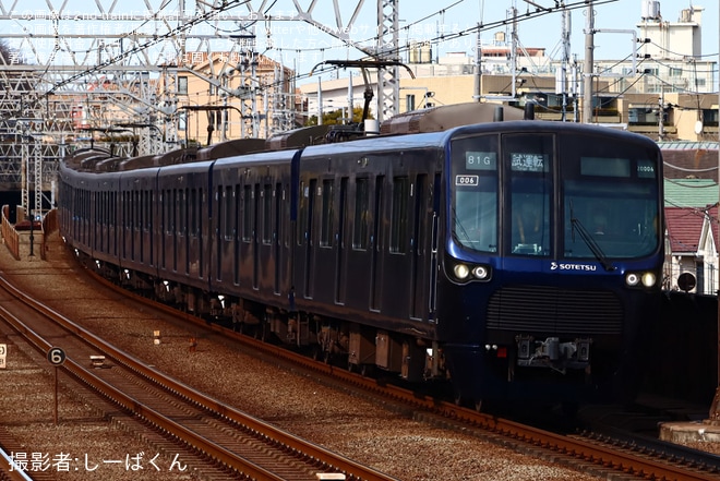 【相鉄】20000系20106F(20106×10)がATO調整試運転を実施を不明で撮影した写真