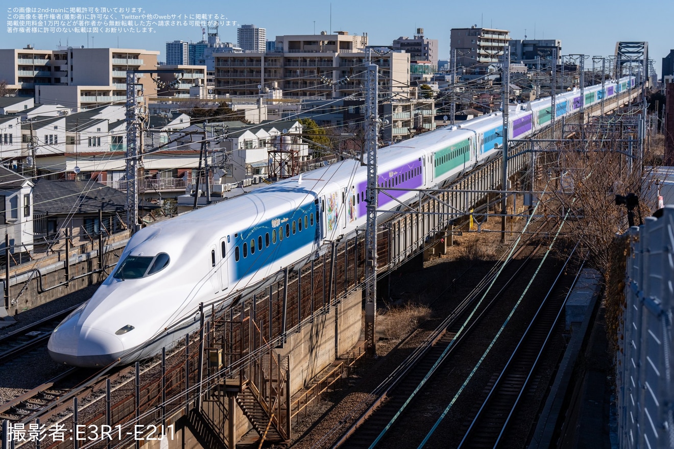 【JR海】「Wonderful Dreams Shinkansen」ラッピングが営業運転開始の拡大写真