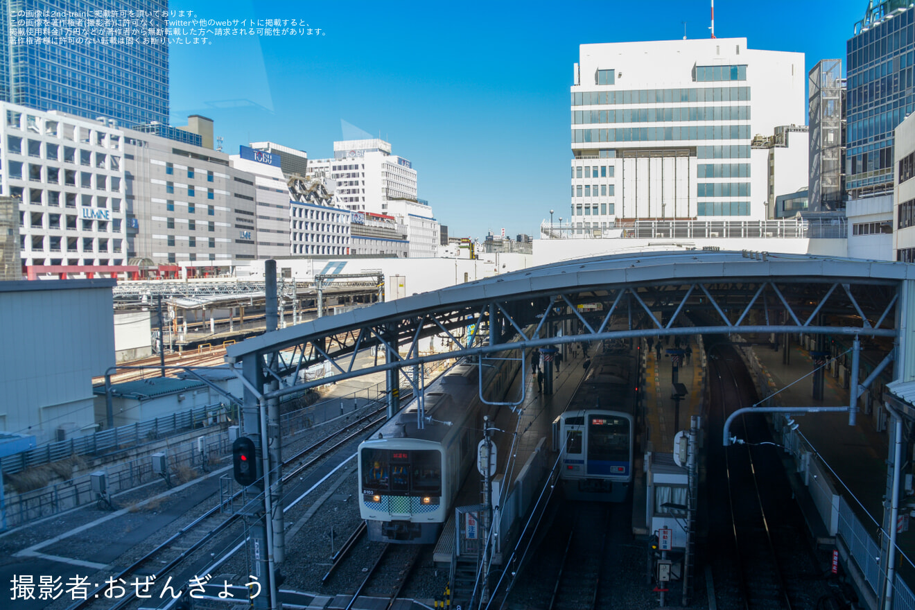 【西武】8000系8103F 試運転で池袋線・豊島線・狭山線への拡大写真