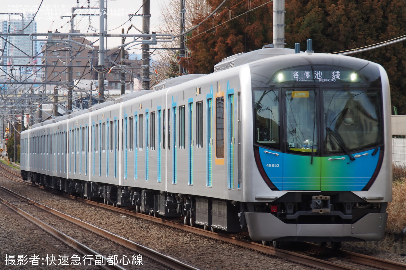 【西武】40000系8両編成の2本目となる48152Fが営業運転開始の拡大写真