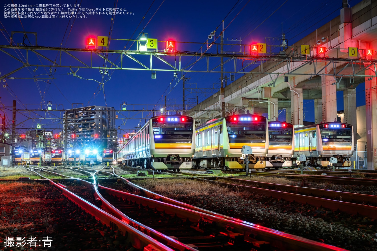 【JR東】「輝く夜の車両センター撮影会 in 鎌倉車両センター中原支所」開催の拡大写真