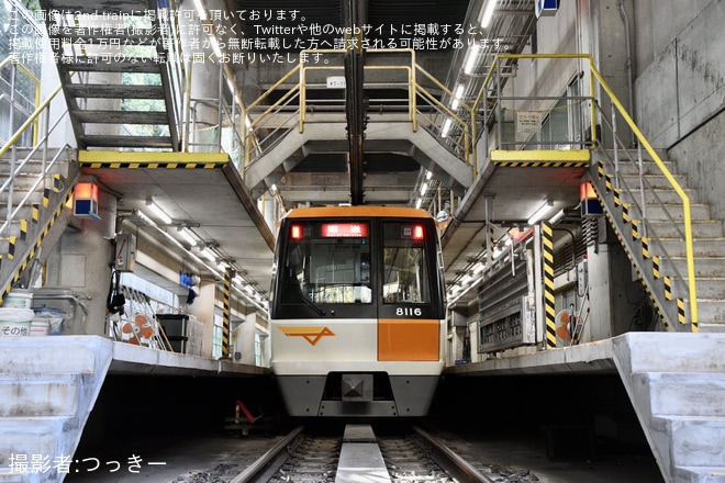 【大阪メトロ】「特別列車で行く!秘密のトンネル体験」ツアーが催行を不明で撮影した写真