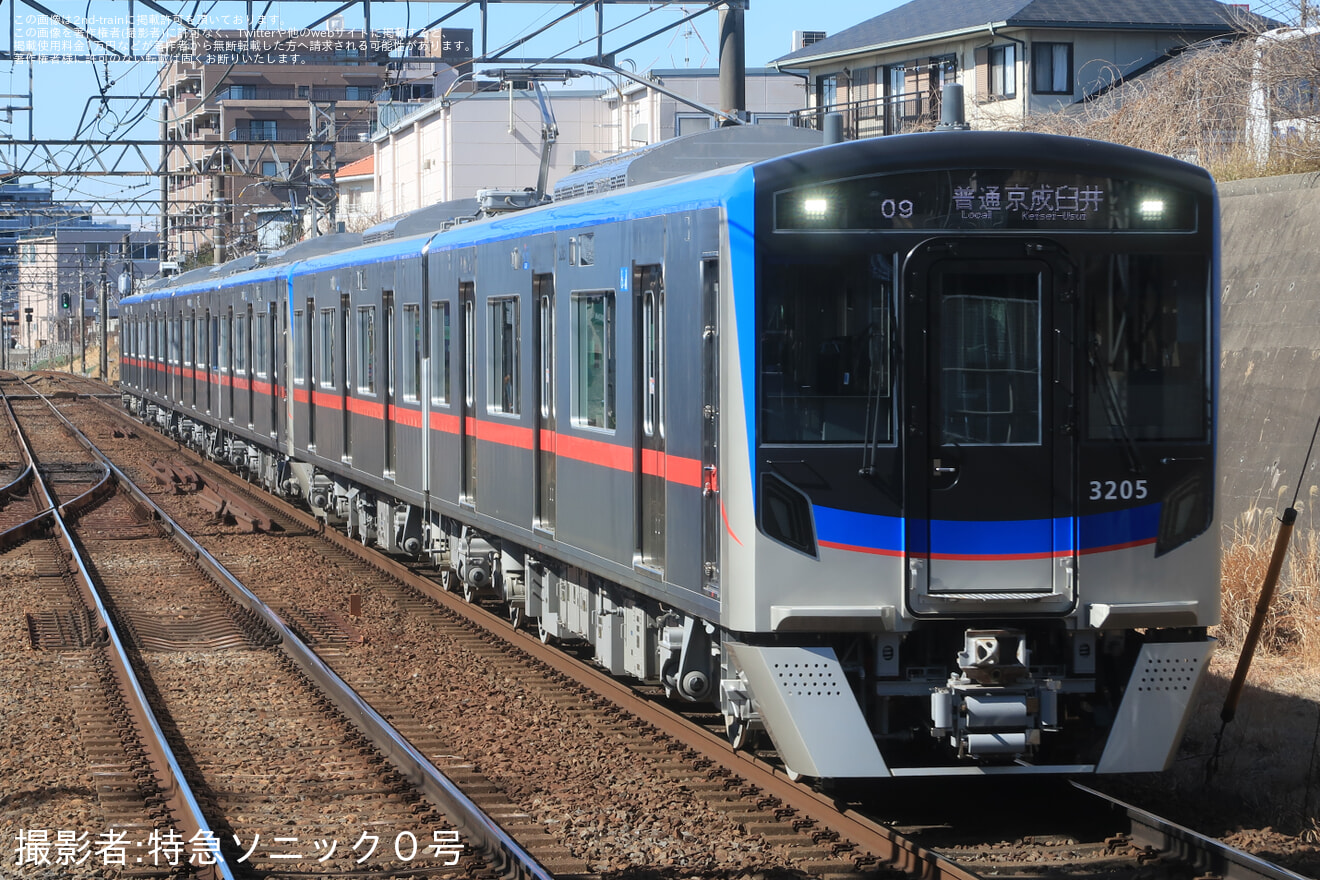 【京成】新型車両3200形 営業運転開始の拡大写真