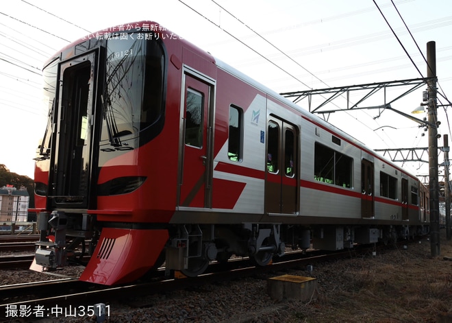 【名鉄】9100系9121Fの車載カメラが取り外し