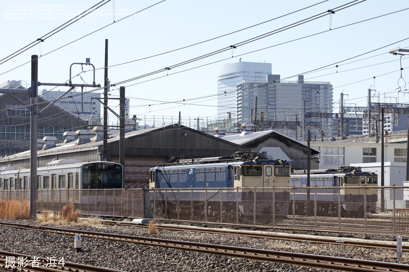 【JR東】元205系ナハT15編成が富士山麓電気鉄道譲渡改造を終え大宮総合車両センター構内試運転の拡大写真