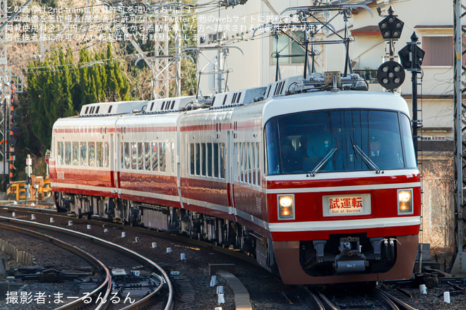 【南海】30000系30003F 千代田工場出場試運転(202502)を北野田駅で撮影した写真