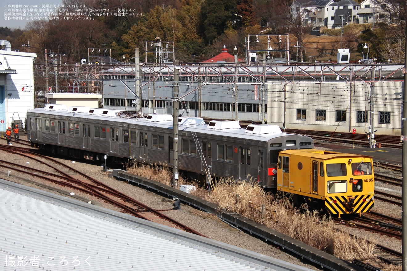 【東急】8500系の8506+8606が構内移動の拡大写真