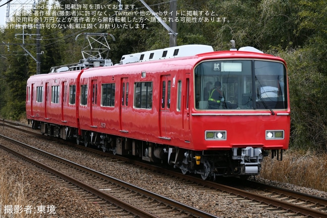 【名鉄】6800系6829F舞木検査場出場試運転を不明で撮影した写真