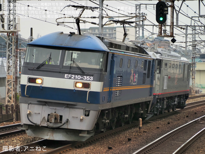 【JR貨】EF510-317甲種輸送