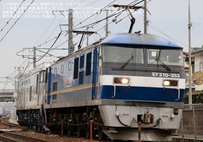 【JR貨】EF510-317甲種輸送を不明で撮影した写真