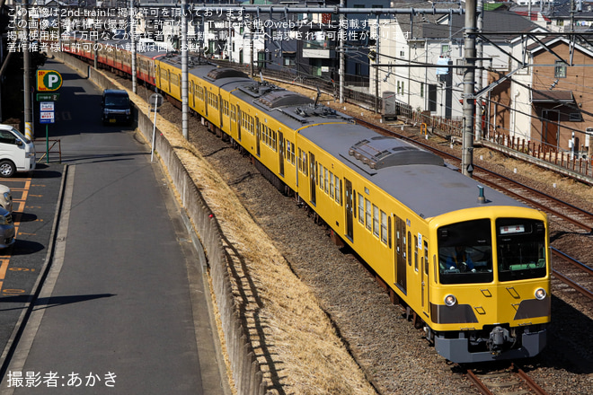 【西武】新101系1253F多摩川線車両交換甲種輸送