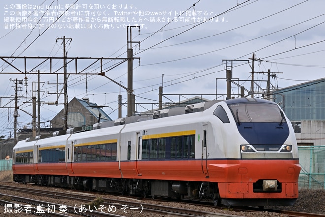 【JR東】E751系A-102編成秋田総合車両センターへ入場回送