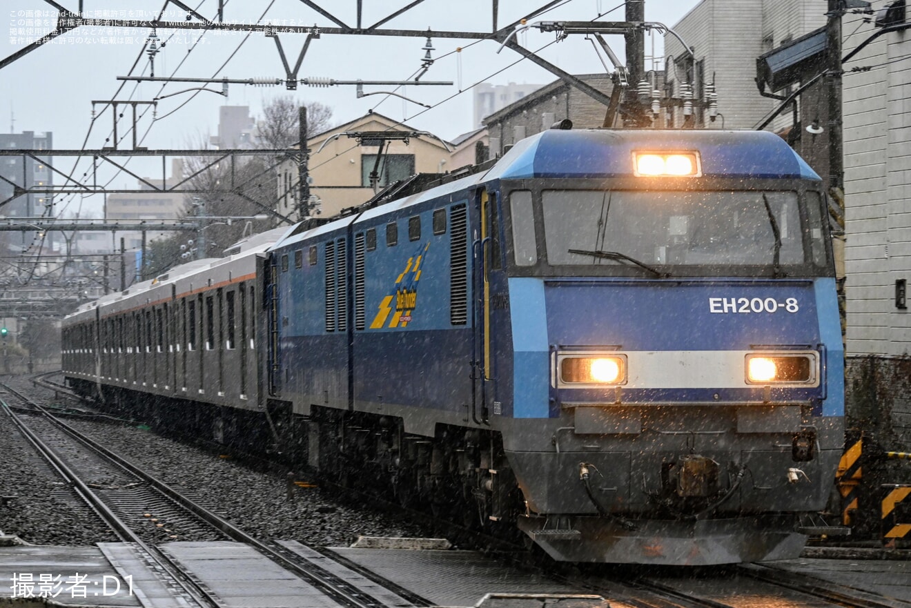 【東急】大井町線 各駅停車用「6020系」J-TREC横浜事業所出場甲種輸送の拡大写真