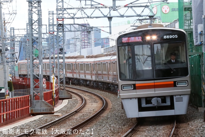 【大阪メトロ】66系66605F東吹田検車場出場試運転