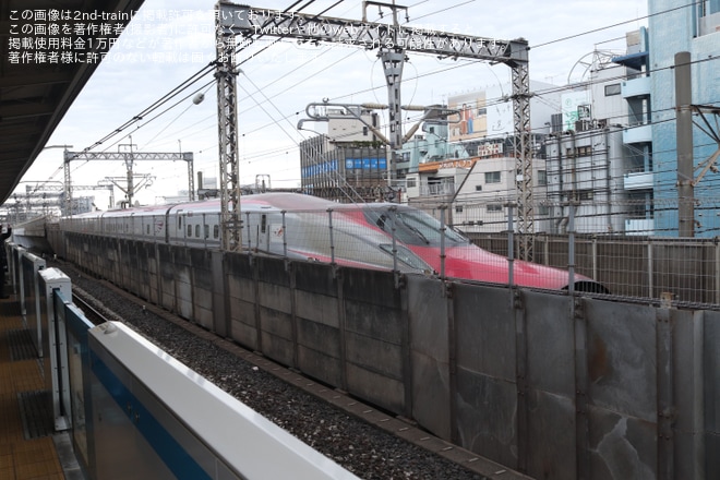 【JR東】上野〜大宮間で編成分離したH5系H3編成が新幹線総合車両センターへ回送