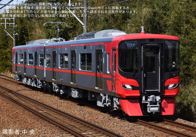 【名鉄】9100系9122F新車性能確認試運転を不明で撮影した写真